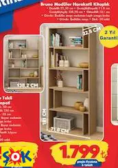 BRUNO MODÜLER HAREKETLİ KİTAPLIK BRUNO MODÜLER HAREKETLİ KİTAPLIK